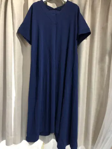 DAMA collection 네이비 반팔 셔츠 원피스