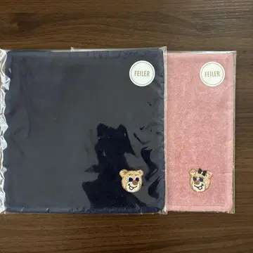 라브라리 바이 페이러 올드 테디 자수 손수건 2장 세트