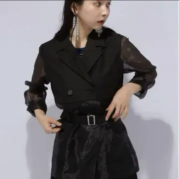 HARE 시스루 테일러드 자켓 프리 사이즈