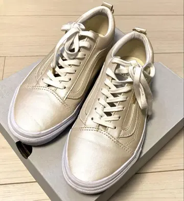 VANS 여성용 스니커즈 24cm 오프 더 월 베이지 중고