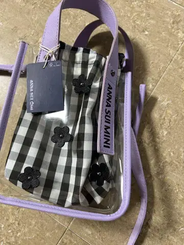 ANNA SUI 미니 아나수이 클리어 백