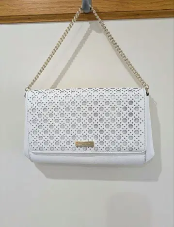 [거의 미사용] KATE SPADE 가죽 2way 백 화이트