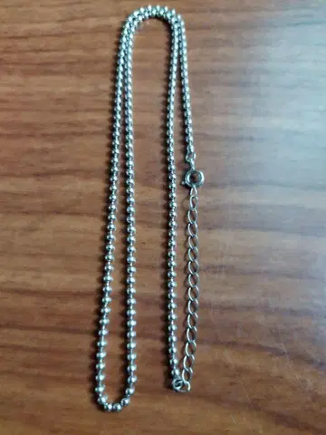 SILVER 925 볼 체인 목걸이