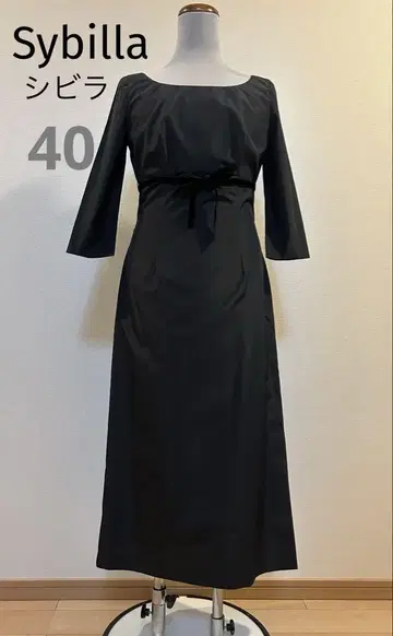 시빌라 원피스 블랙 정장용 새 제품 M 사이즈 40