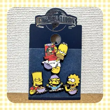 심슨 가족 미니 핀셋 유니버설 스튜디오 할리우드 유니버설 핀 배지