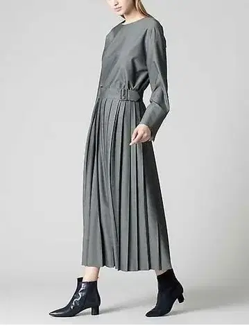 ADORE 세라미카비스 플리츠 스커트 38 정가 47,300엔