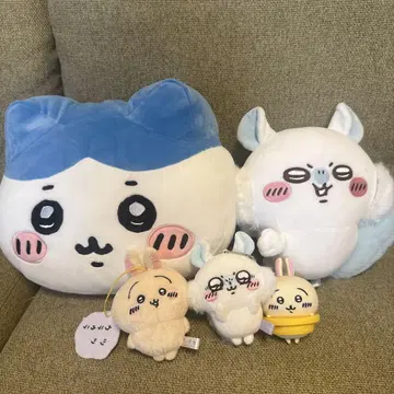 치카와 인형 마스코트 쿠션 세트