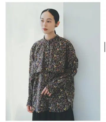 "일상에 설렘을" 어른을 위한 패턴 블라우스 / 브라운