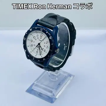 TIMEX Ron Herman 콜라보레이션 시계 SAFARI 네이비 계열