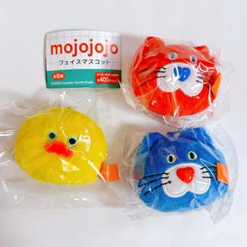 mojojojo 페이스 마스코트 고양이 고양이 새 병아리 3점