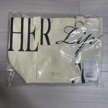 나고야점 한정 HLT 데일리 로고 토트백 모노톤