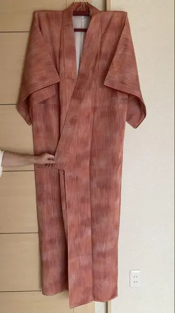 츠무기 오렌지 핑크 계열 세탁 완료 쇼와 레트로