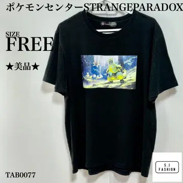 [ 포켓몬 센터 STRANGE PARADOX 한정판 T셔츠 블랙 ]
