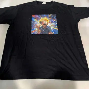친환경 아트 프린트 티셔츠 X-LARGE