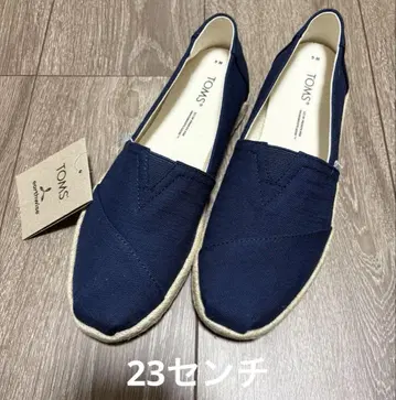 TOMS 슬립온 알파르가타 네이비 23cm