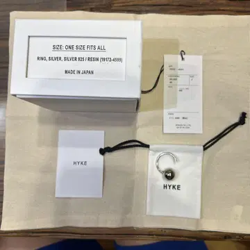 HYKE 실버 반지