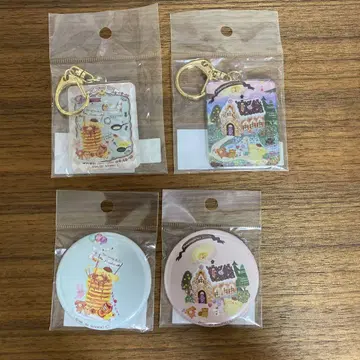 산리오 폼폼푸딩 오오데 유카코 아크릴 키링 캔뱃지