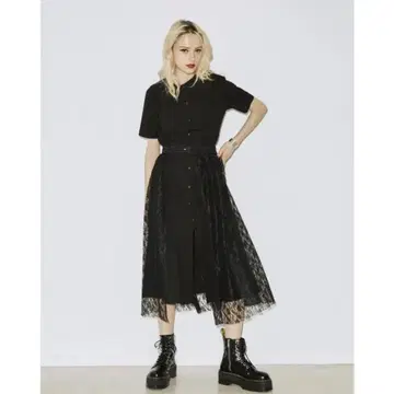 jouetie 쥬에티 랩 레이어드 셔츠 원피스
