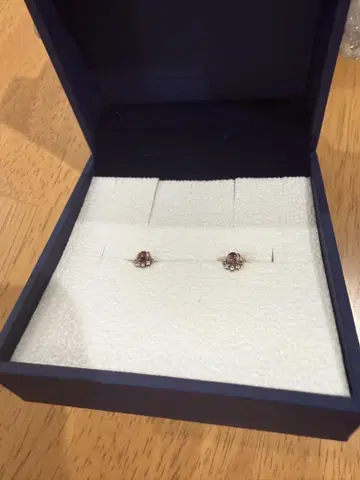 반돔 아오야마 로즈쿼츠 귀걸이