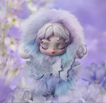스컬판다 플라워 아트 인형
