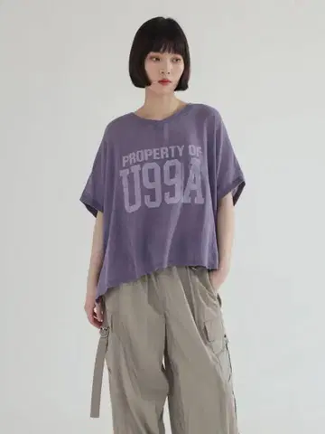 시어 코튼 V넥 컷소