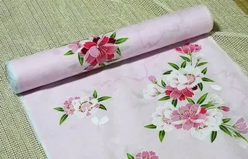유카타 옷감 꽃 벚꽃 면 미재단 폭 39cm 길이 13m