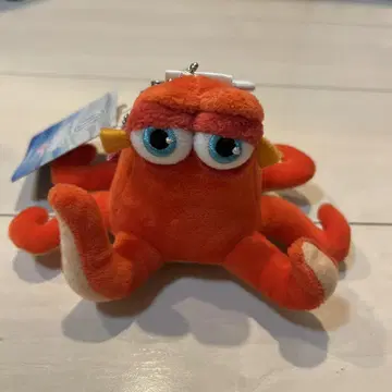 파인딩 니모 햄크 인형 배지 키링