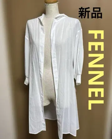 신품 페넬 FENNEL 파카 부착형 롱 카디건 가벼운 소재의 겉옷