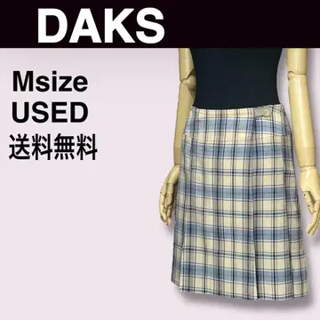 DAKS 다 베이지 체크 무료 배송