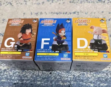 드래곤볼 ASSEMBLE COLLECTION 피규어 세트 3개