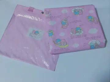 리틀 트윈 스타즈 대형 레저 시트 수납 가방 포함 레트로