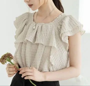 hinari 셔링 블라우스