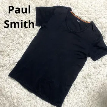 폴 스미스 Paul Smith 블랙 검정 티셔츠 멀티 스트라이프