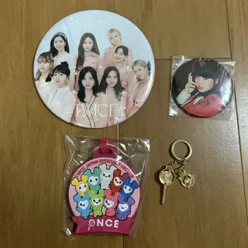 TWICE 캔뱃지 키링 팬클럽 혜택 세트