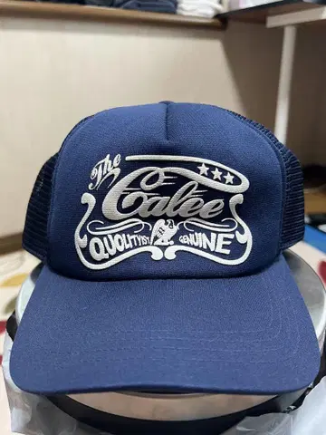 Calee 네이비 트래커 캡 바이커 아메리칸 캐주얼