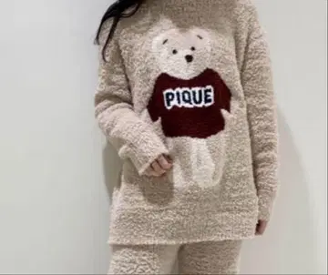 젤라또피케 베어 자카드 [Xmas 한정판] 베어 자카드 풀오버