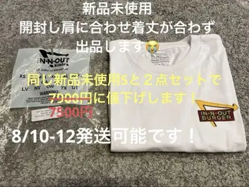 인-앤-아웃 버거 75주년 기념 티셔츠 M 사이즈 새 제품 미사용