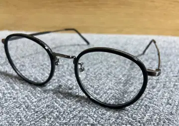 다테 안경 원형 블랙 남녀 공용