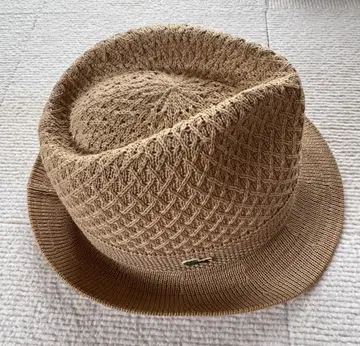 라코스테(LACOSTE) 중간 접이식 모자, 베이지색, 접이식 가능