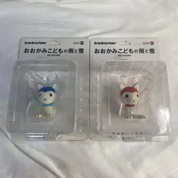 늑대 아이들의 비와 눈 피규어 UDF 꽃 모양 인형 눈 비