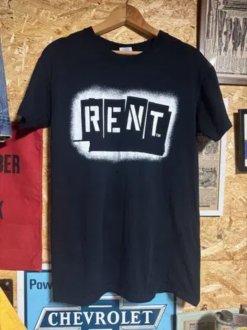 RENT 티셔츠 S 사이즈 뮤지컬 2000년대 초반
