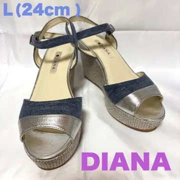 DIANA 샌들 웨지 샌들 24cm