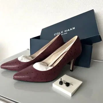 콜하/가죽 포인트 토 하이힐/힐 높이 7cm