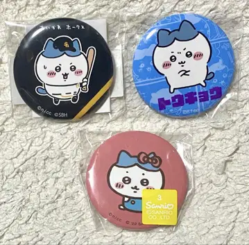 치이카와 하치와레 캔 배지 3개 세트