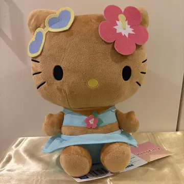 헬로키티 L 인형 일광욕 걸 버전 산리오