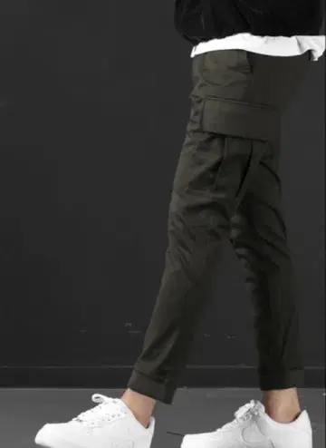 DUFFER 스키니 테이퍼드 이지 카고 팬츠 L