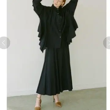 클라네 CLANE 클래식 플레어 롱 스커트 맥시 기장 린넨 마