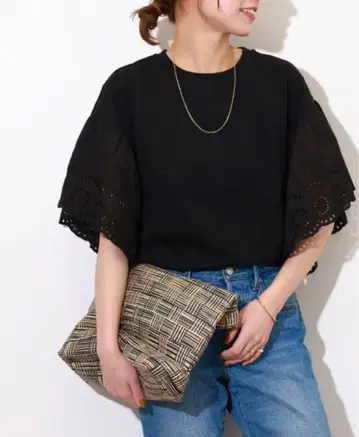 JOURNAL STANDARD relum 풀오버 컷워크 레이스 소매