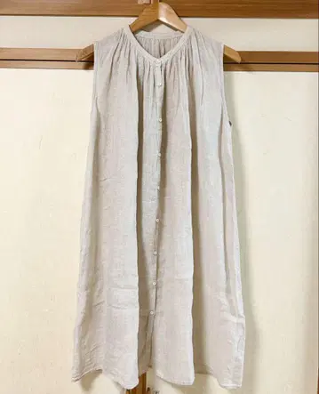 나카가와 마사시치 상점 가야 직조 린넨 튜닉