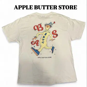 레어 APPLE BUTTER STORE 티셔츠 3L